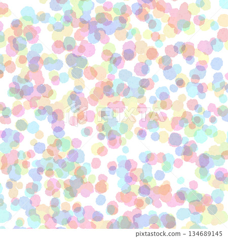 水彩風格背景素材，點綴著零星水滴，採用三原色。 134689145