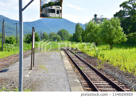 JR Hokkaido Nemuro Main Line, scenery from Kanayama Station to Higashi-Kakue Station (Summer 2023) 134689989