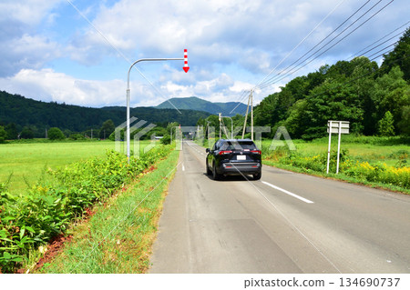 北海道465號國道金山生虎站線，金山湖周邊景色（2023年夏季） 134690737
