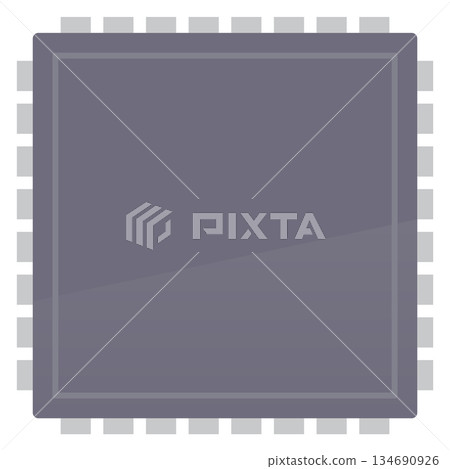 Vector illustration of next-generation digital technology featuring cutting-edge semiconductor chips and artificial intelligence Vector illustration of next-generation digital technology featuring cutting-edge semiconductor chips and artificial intelligence 134690926
