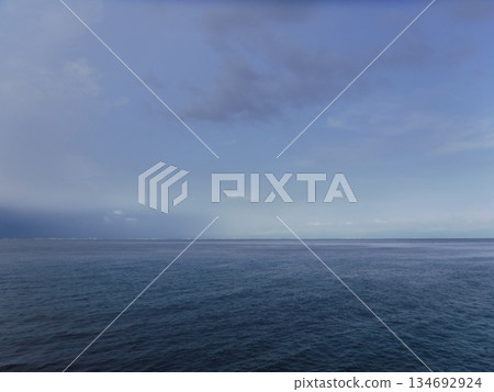 Cloudy offshore sky Cloudy offshore sky 134692924