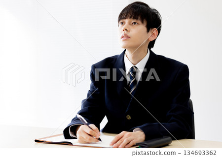 Male students attending classes 134693362
