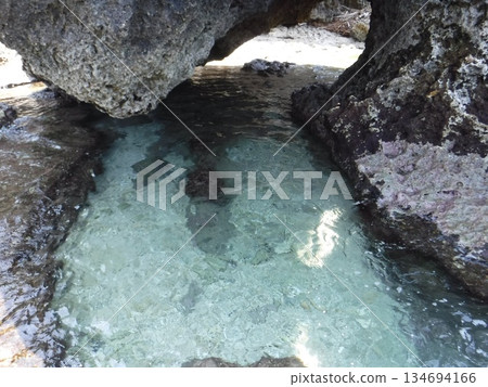 天然潟湖 134694166