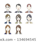 Suit icon set 134694545