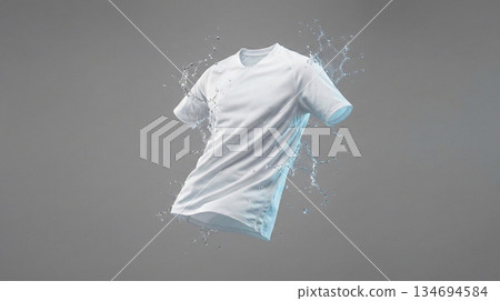 A jersey floating in a zero-gravity void 134694584