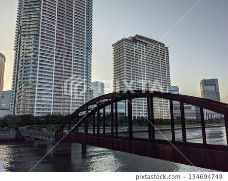 Harumi Bridge October 2021 134694749