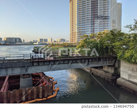 Harumi Bridge October 2021 134694750