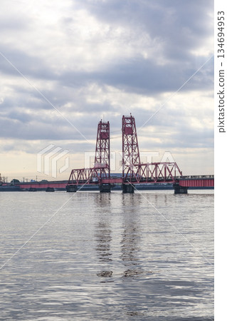 The Chikugo River Lift Bridge, designated as an Important Cultural Property 134694953