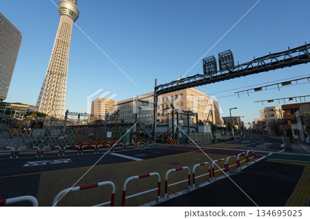 Oshiage Isesaki Line No. 2 Crossing July 2023 Oshiage Isesaki Line No. 2 Crossing July 2023 134695025