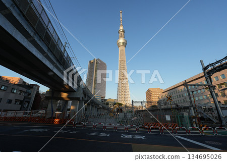 Oshiage Isesaki Line No. 2 Crossing July 2023 134695026