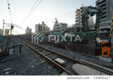 Oshiage Isesaki Line No. 2 Crossing July 2023 Oshiage Isesaki Line No. 2 Crossing July 2023 134695027