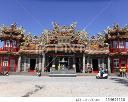 道教寺廟正面 134695338