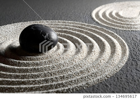 日本禪意花園 134695617