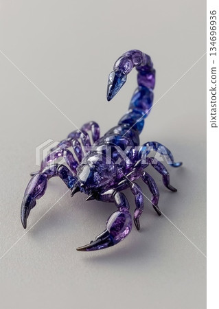 Miniature scorpion made from tanzanite Miniature scorpion made from tanzanite 134696936