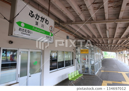 JR北海道留萌本線深川站至知志別站沿途風景 JR北海道留萌本線深川站至知志別站沿途風景 134697012