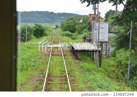 JR北海道留萌本線七方別站至石繹沼田站的風景 134697249