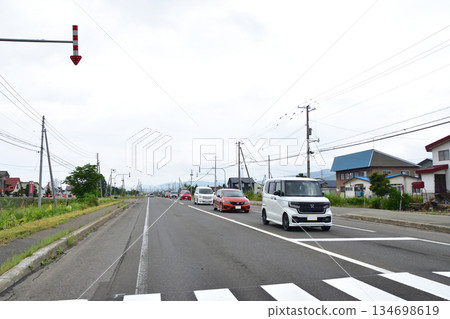 日本最長的直線公路-國道12號沿途風光 日本最長的直線公路-國道12號沿途風光 134698619