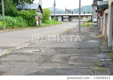 Scenery of Chashinai Station on the JR Hokkaido Hakodate Main Line 134698823