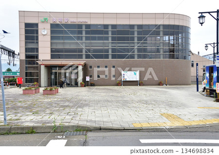 JR北海道函館本線美梅車站的景色 134698834