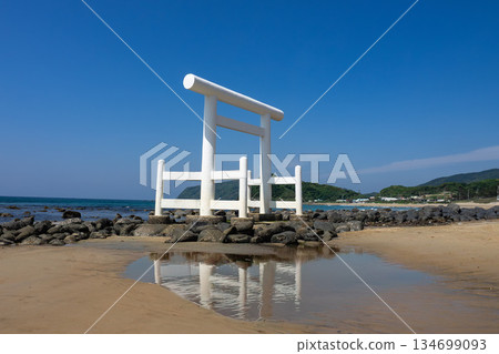 二浦的白色鳥居 134699093