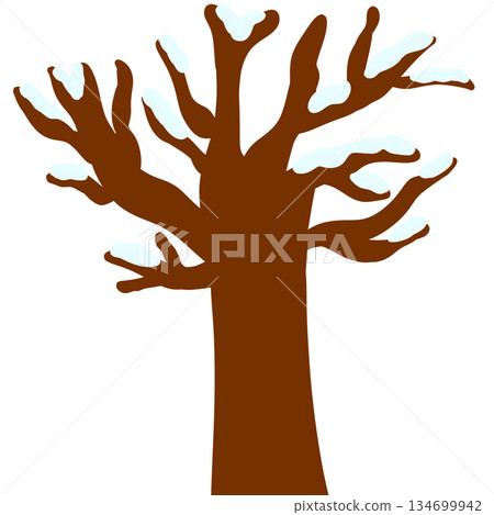 Tree with snow Tree with snow 134699942
