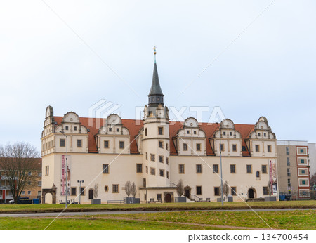 Dessau, Germany. December 23, 2025. Johannbau Palace in Dessau-Rosslau, Germany. Dessau, Germany. December 23, 2025. Johannbau Palace in Dessau-Rosslau, Germany. 134700454