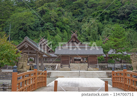 Scenery of Sada Shrine in Izumo 134700751