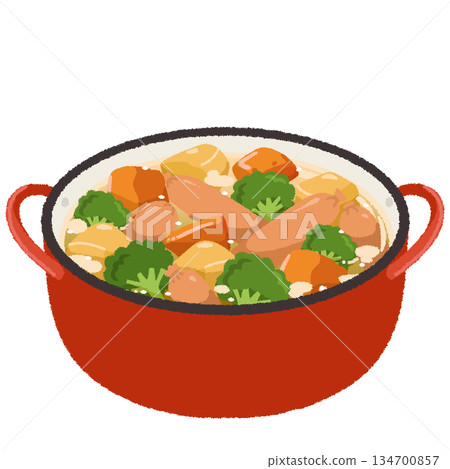 法式燉牛肉的插圖 134700857