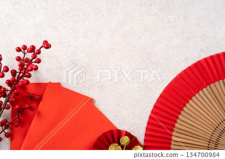 Lunar New Year, Chinese New Year, decorations, background Lunar New Year, Chinese New Year, decorations, background 134700984