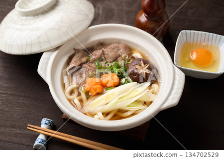 牛肉壽喜烏冬面 牛肉壽喜烏冬面 134702529