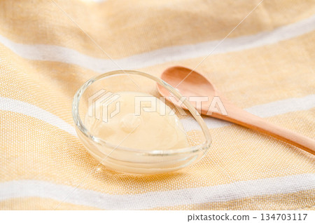 Strained Shio-Koji in a glass container Strained Shio-Koji in a glass container 134703117