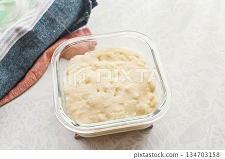 微波爐蒸豆腐米粉麵包 134703158