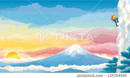 山脈景色 134704995