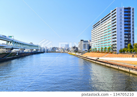 Toshima Bridge / View downstream from the Sumida River (Kita Ward, Tokyo) [December 2025] 134705210