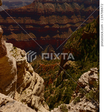 Hazy Sky Day At The Grand Canyon Arizona Hazy Sky Day At The Grand Canyon Arizona 134706672