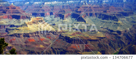 Hazy Sky Day At The Grand Canyon Arizona Hazy Sky Day At The Grand Canyon Arizona 134706677