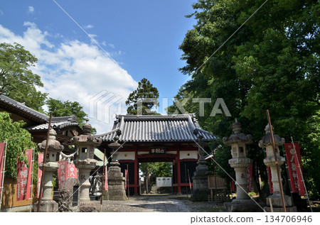 埼玉縣本城市兒玉町東石清水八幡宮瑞神門 134706946