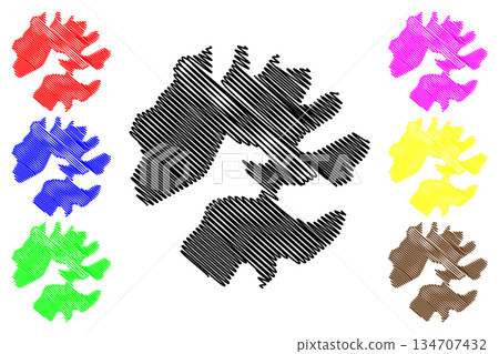 Utupua island (Solomon Islands, Pacific Ocean, Santa Cruz Islands) map vector illustration, scribble sketch Utupua map Utupua island (Solomon Islands, Pacific Ocean, Santa Cruz Islands) map vector illustration, scribble sketch Utupua map 134707432