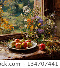 Apples On A Plate 134707441