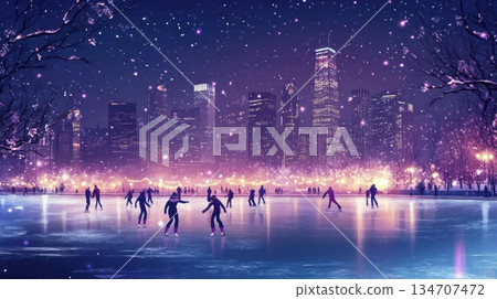 Winter Wonderland in the City: Skating Under the Stars Winter Wonderland in the City: Skating Under the Stars 134707472