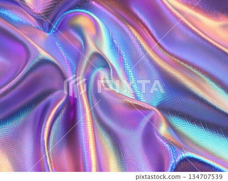 Abstract Holographic Background: Shimmering Iridescent Texture Abstract Holographic Background: Shimmering Iridescent Texture 134707539