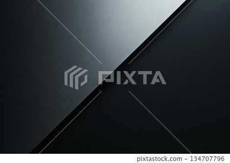 Abstract Dark Background with Diagonal Split and Subtle Light Gradient 134707796