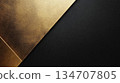 Black and Gold Abstract Background - Elegant Minimalist Design 134707805