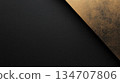 Black and Gold Diagonal Split Background 134707806