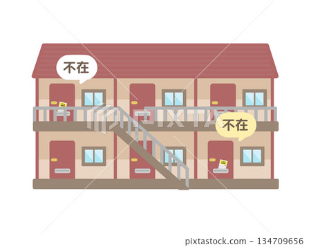 家中無人 對話框插圖 134709656