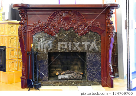 Marble Fireplace Mantle Marble Fireplace Mantle 134709700