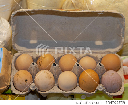 Farm Fresh Chicken Eggs Farm Fresh Chicken Eggs 134709759