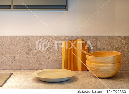 Bamboo Bowls Kitchen Counter Bamboo Bowls Kitchen Counter 134709880