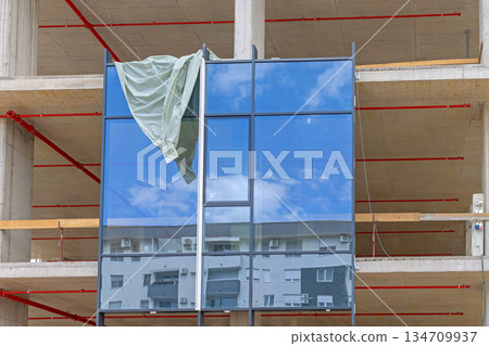 Unitized Glass Panel Construction Unitized Glass Panel Construction 134709937