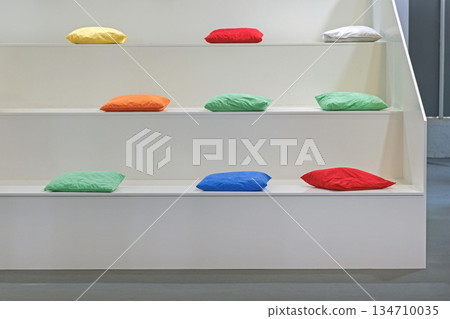 Colourful Pillows White Stage Colourful Pillows White Stage 134710035
